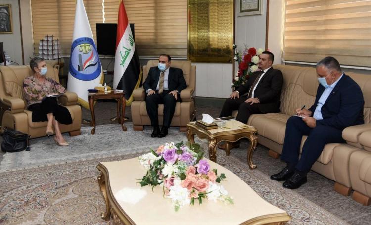 Deputy Head of Mission meets with the Minister of Justice