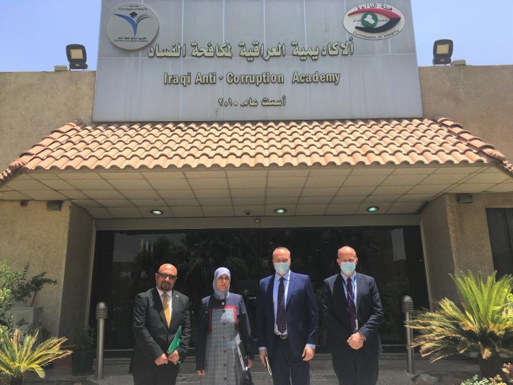  بعثة الاتحاد الاوربي الاستشارية في العراق تجتمع مع هيئة النزاهة
