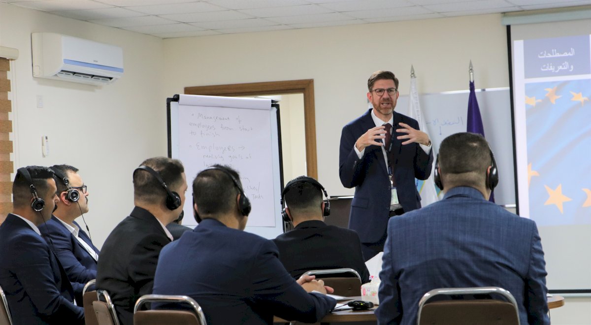 EUAM Iraq’s Senior Strategic Advisors on Human Resources Management Conclude Phase 1 of Capacity Building in Strategic Human Resources Planning 