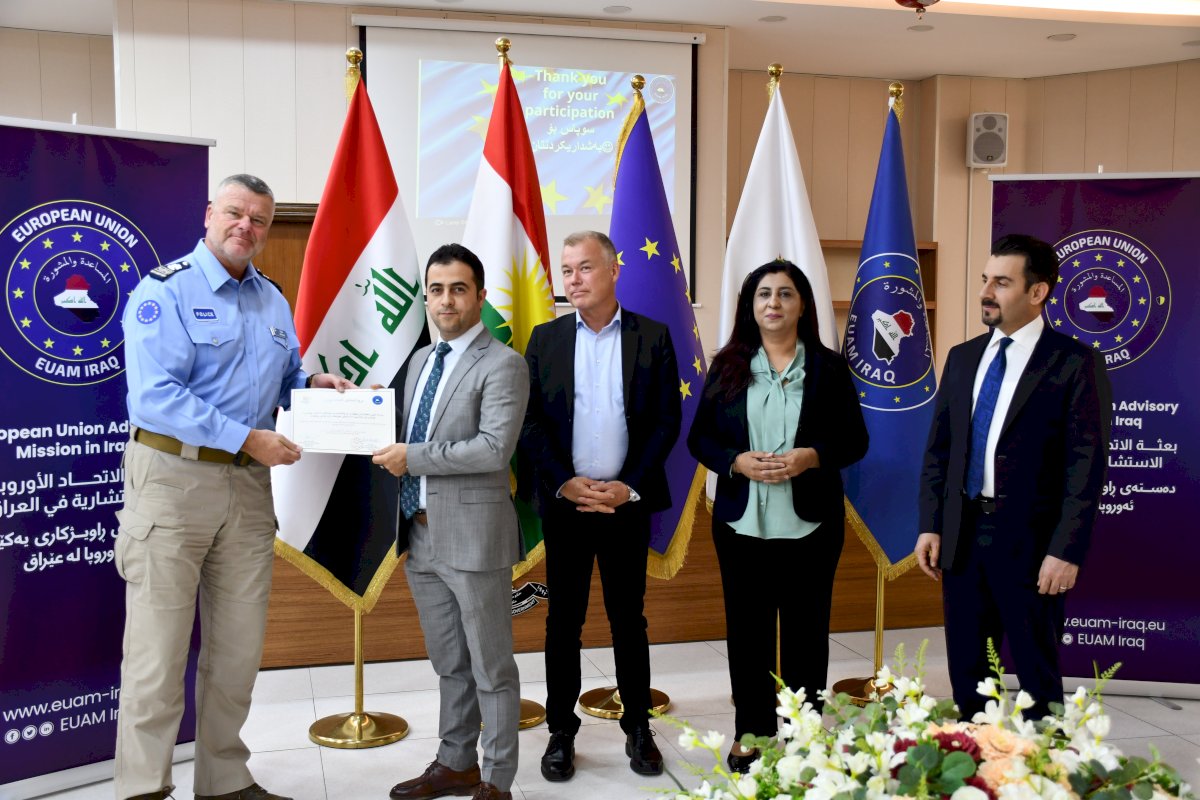 EUAM Iraq held its first workshop on Intelligence-Led Policing and