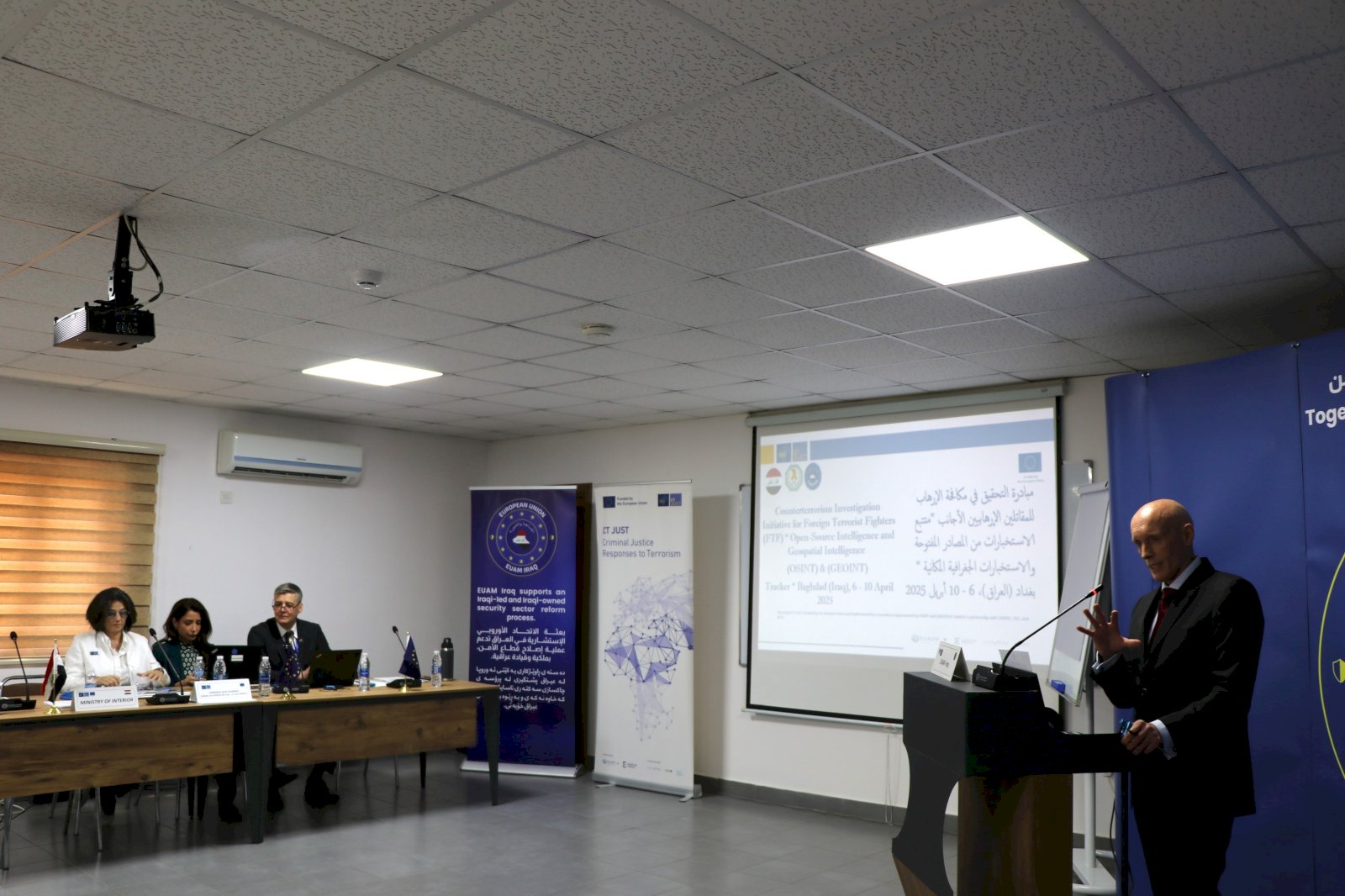 The Mission facilitates a workshop to strengthen the counterterrorism capabilities of Iraqi authorities 